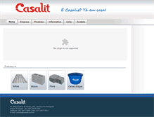 Tablet Screenshot of casalit.com.br